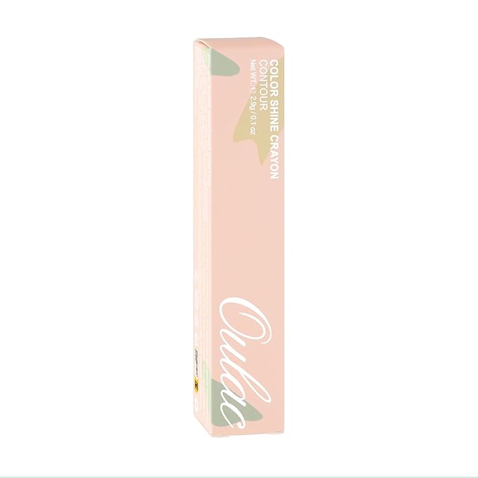 Oulac Contour Stick Makeup, Multi-use Cream Contour Stick, No Caking or Dragging, Matte Finish, Vegan, Cruelty-Free, C1 Raw Umber