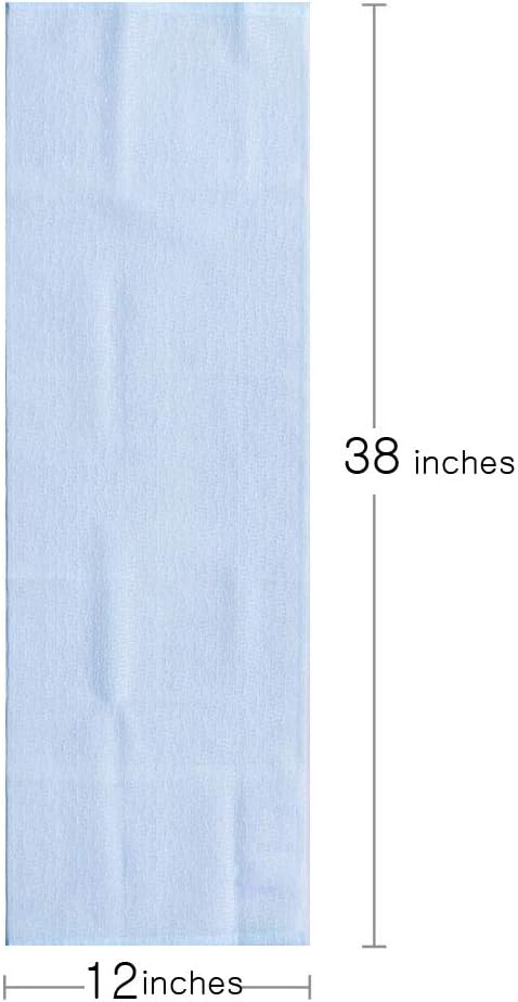Premium Exfoliating Washcloth Towe l(2 Color-Yellow Blue) Korean Loofah Bath Sponge Long Back Scrubber African Bath Sponge African Long Net for Shower/It Becomes Softer as You use.by NOPIGO