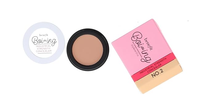 Benefit Cosmetics Boi-ing Industrial Strength Full Coverage Concealer Shade #2 Light/Medium 0.1 oz