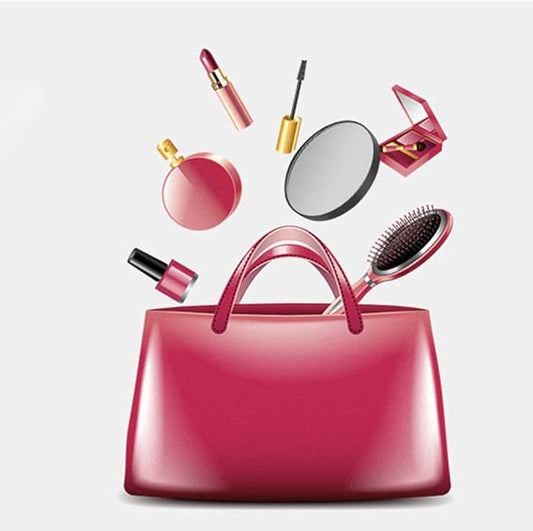 8. 8cm 10X Magnifying Glass Mirror Small Round Wall Mirror Cosmetic Makeup Mirror Pocket Mirror Bathroom Mirror with Suction Cups (Black)