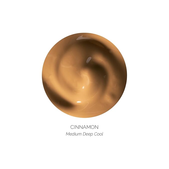 OFIR Skin Satin Medium Coverage Foundation | Lightweight Foundation Makeup with Vegan Formula | Blue Light Protection & Non-Creasing for Long-Lasting Wear | 1 FL OZ (Cinnamon - Medium Deep Cool)