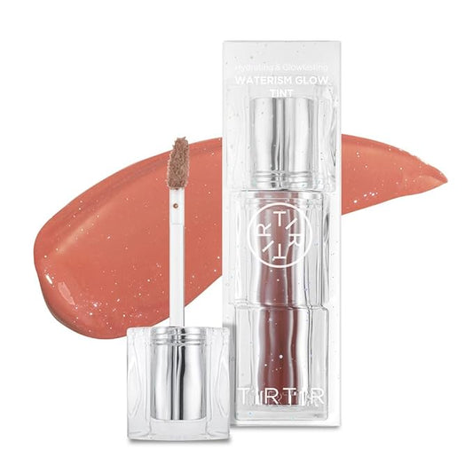 TIRTIR Waterism Tinted Lip Gloss #09 Salmon Syrup, 0.14 Fl Oz – Kiss Ready Lipgloss, 12H Long Lasting Non Sticky Natural Tinted Glow Korean Multiuse Cheek and Lip Tint for Women gift