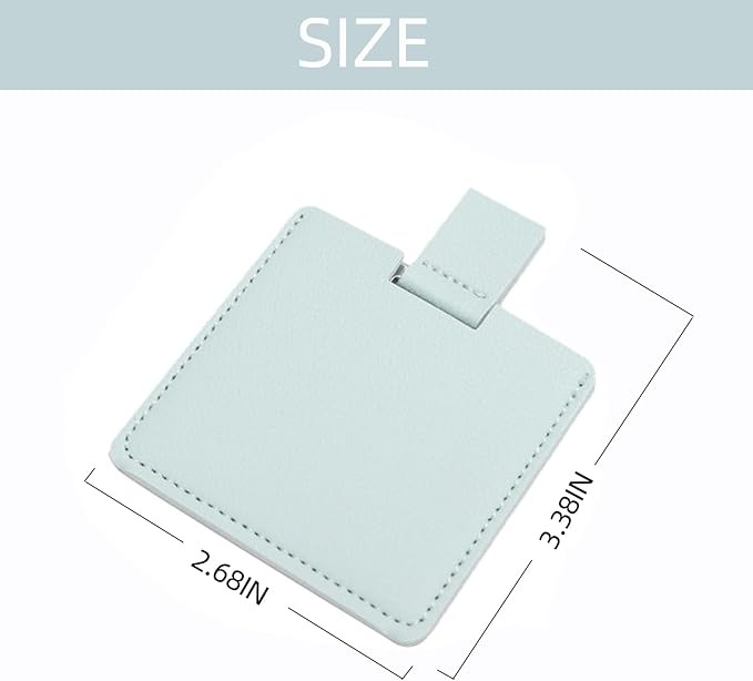 3 PCS Small Compact Mirror for Purse Mini Mirror Travel Handheld Makeup Mirro Portable Folding Mirror, Pocket Cosmetic Travel Mirror, Stainless Steel Compact Cosmetic Mirrorr