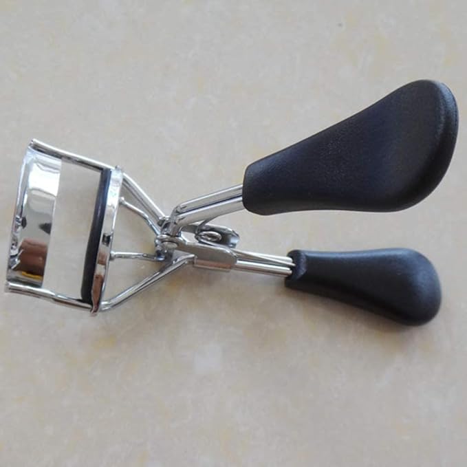 Black Portable Eyelash Curler - Crimps and Curls Lashes for Perfect,Portable Eyelash Curler Maker Eye Lashes Clip Women Beauty Cosmetic Tool Gift,Makeup Brushes and Tools