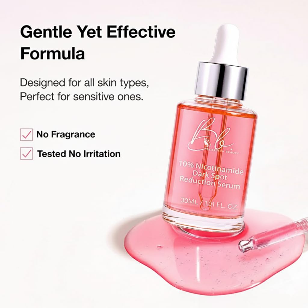 Blusheva Beauty 10% Niacinamide + Zinc PCA Serum — Dark Spot Reduction, Oil Control & Pore Minimizing | Hydrating Hyaluronic Acid — 30ml
