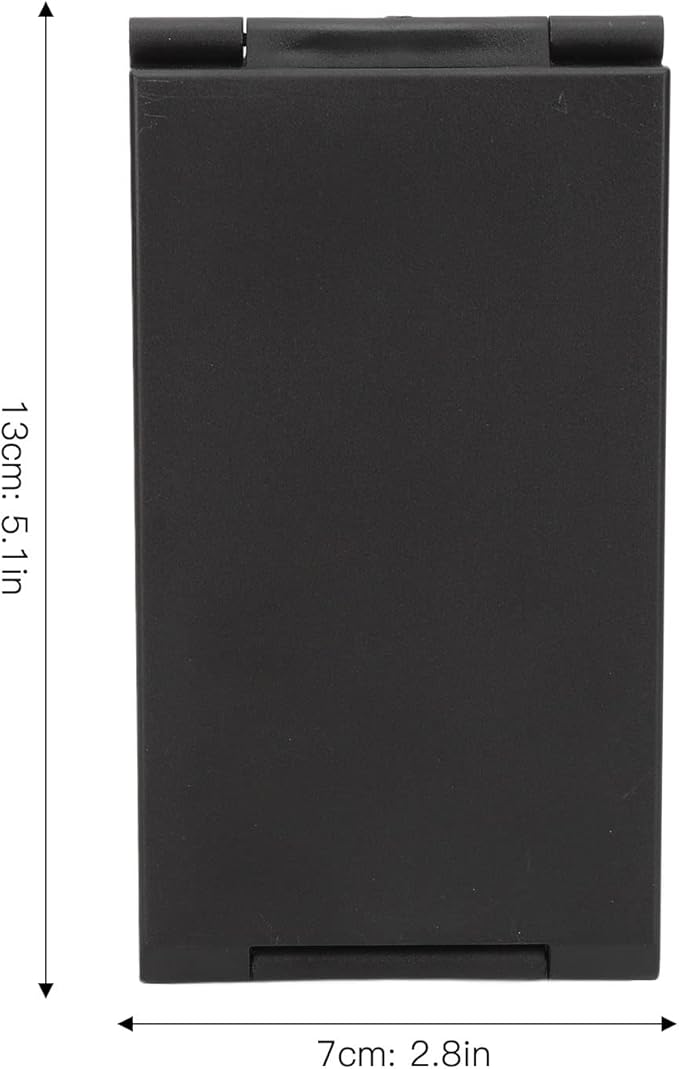 4 Way Mirror, Hair Mirrors 360 Degree Makeup Mirror Panel Foldable Haircut Handheld Plastic Frame Desktop for Braiding Hair Cutting Colouring Styling Home Multifunctional Portable No Blind Area