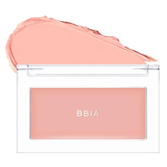 BBIA Ready To Wear Downy Cheek Cream Blush - Creamy Blendable & Buildable Blush Dewy Texture & Matte Finish High Pigment Longlasting Lightweight Natural Face Makeup (11 DOWNY PETAL)