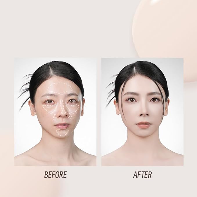 1PC Iskinyo Liquid Highlighter Contour Blusher Concealer Color Corrector, Stay Long Lasting Moisturizing Liquid Makeup Facial Highlighter, Create 3D Makeup (01#, 2.8g)