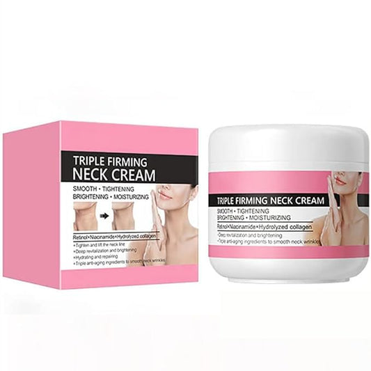 Neck Cream Travel Size Mini Wrinkle Remover Firming Smooth Skin Anti-Wrinkle Anti-Aging Moisturizing Nourishing Fast-Absorbing Non-Greasy Spring Summer Autumn Winter Neck Care, 1.06 oz