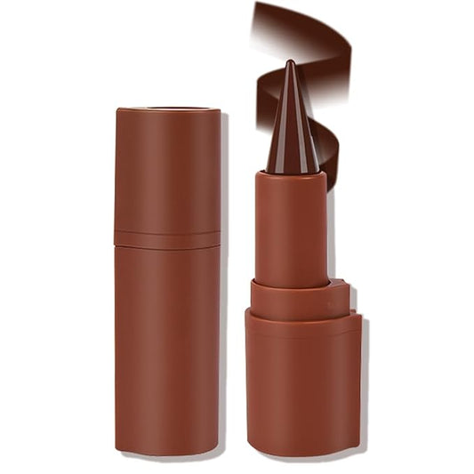 2 in 1 Lip Liner Pencil and Lipstick Lip Combo Set, Matte Nude Black Dark Brown Red Lip Liner, Smooth Creamy Lip Pencil, High Pigmented Non-Smudging Waterproof Long Lasting Lip Makeup 06#