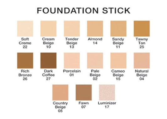 Creamy Conditioning Foundation Stick Buildable Coverage Hypoallergenic (Porcelain)