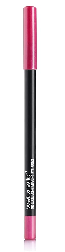 wet n wild Eyeliner Pencil On Edge Longwearing Eye Liner, Long Lasting, Smudge Proof, Fade Resistant, Highly Pigmented, Creamy Smooth Soft Gliding, Shock Therapy, Pink