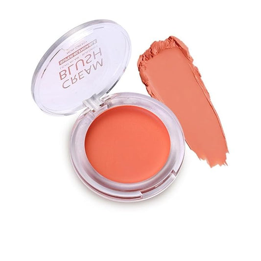 MAEPEOR Cream Face Blush 8 Color Lightweight Smooth Natural Look Matte Face Blush Long-Lasting Buildable Blusher for Cheeks (101 Freesia)