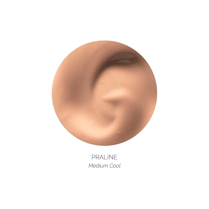 OFIR Skin Satin Medium Coverage Foundation | Lightweight Foundation Makeup with Vegan Formula | Blue Light Protection & Non-Creasing for Long-Lasting Wear | 1 FL OZ (Praline - Medium Cool)