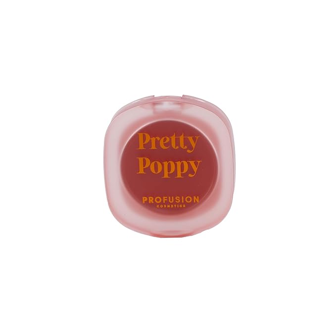 Profusion Cosmetics Petal Perfect Lip and Cheek Cream Blush, Multi Use Cream for Intense Colourpop and Soft Tinted Lips and Cheeks. (Wild Rose (Coral Pink), 1)
