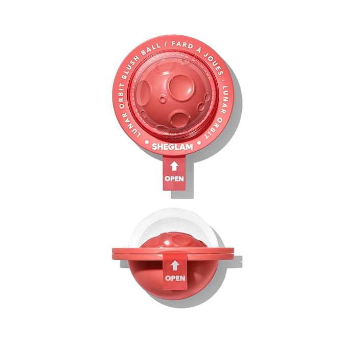 SHEGLAM Lunar Orbit Blush Ball Creamy Lightweight Smooth Blendable Long-lasting All-Day Face Enhancing Makeup Color-Ultraviolet