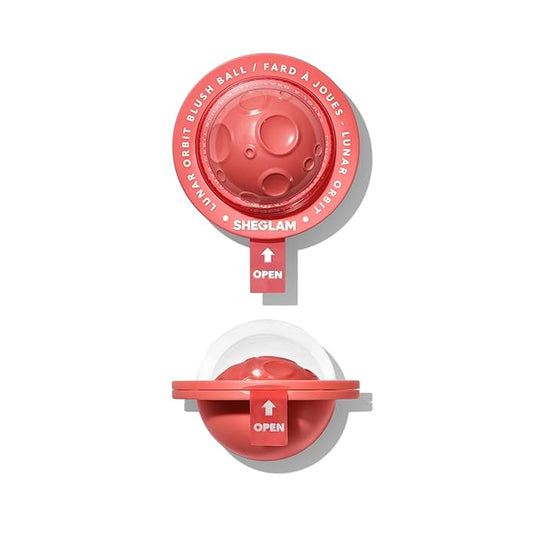 SHEGLAM Lunar Orbit Blush Ball Creamy Lightweight Smooth Blendable Long-lasting All-Day Face Enhancing Makeup Color-Ultraviolet