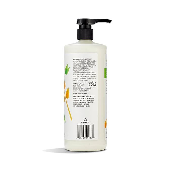 365 by Whole Foods Market, Colloidal Oatmeal Lotion, Fragrance Free, 32 Fl Oz