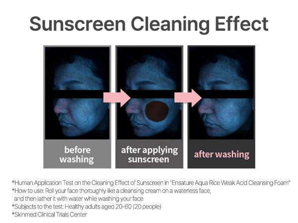 AQUA RICE FOAM CLEANSER | Facial Cleanser, Rice Extract Rice Powder Cleanser with Mild Cleansing, Glycerin,Vegan, Face Wash, Korean Skincareㅣ 160ml 5.4 Fl Oz