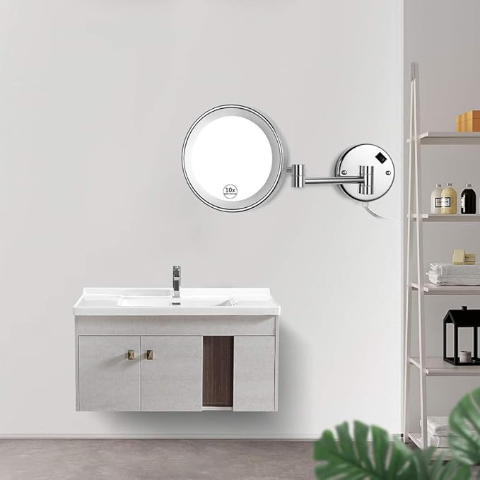 2 Pieces 6K T Type LED Light Bulb, Mirror Replacement Bulbs - Lighted Make Up Mirror Bulbs 20W Replacement Bulbs for Double Sided Illuminated Mirror