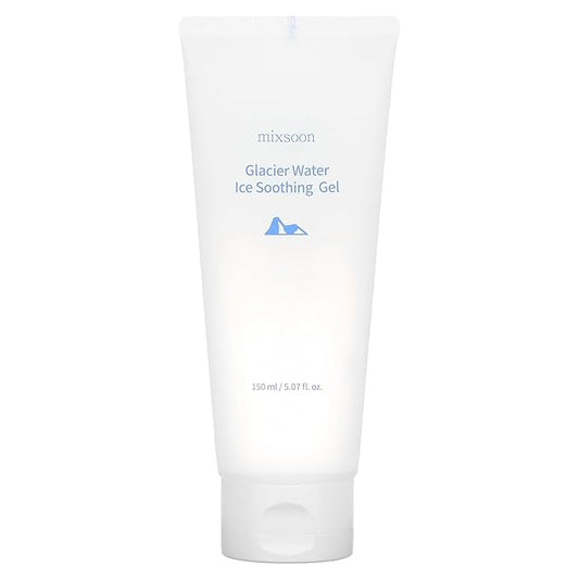 mixsoon Glacier Water Ice Soothing Gel 5.07 Fl. Oz. /150ml Cooing Soothing Care for Sensitive Skin Korean Glass Skin Care