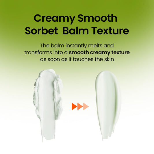 beplain Mung Bean Pore Cleansing Milk Balm (3.38 fl.oz/100ml) | Fragrance-Free | Korean Makeup Remover for Sensitive Skin | Non-Greasy Sorbet Texture with Ceramides | All-in-One Facial Cleanser