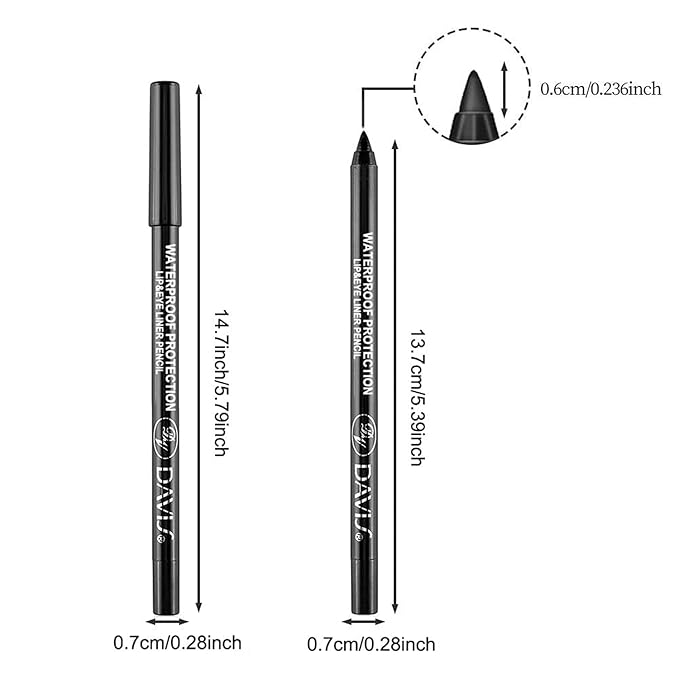 7 Colorful Eyeliner Pen Set, Eye Shadow Pencil, Pearl Eyeliner Kit Metallic Glitter Eye liner Pencil for Women Eye&Lip Liner Professional Eye Makeup Set Colorful Eye Color (7PCS A)