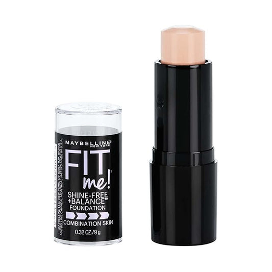 Maybelline New York Fit Me Shine Free Stick Foundation, Porcelain [110] 0.32 Ounce