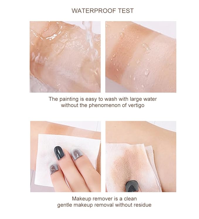 4 colours Highlight Contour Stick, 2 in 1 Makeup Shading Stick Waterproof Long Lasting nature Matte Face Concealer Highly Pigmented Concealer