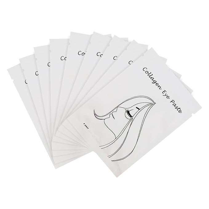 100 Pair Lint Free Hydrogel Eye Gel Patch Makeup Lash Lift Tools Under Eye Patch Pads for Eyelash Extension