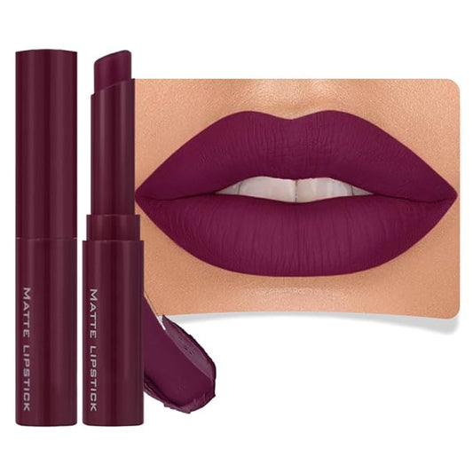 6-Color Velvet Matte Lipstick Balm-in-Pencil for Lips Makeup, Ultra Hydrating, Long-Lasting High lmpact Color Soft Finish, Waterproof Moisturized Lips