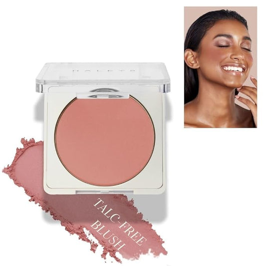 HALEYS Re-pop Smoothing Powder Blush (Love Bite) - Pigmented, Easy Blending, Longwear, Buildable, Talc-Free, V + CF