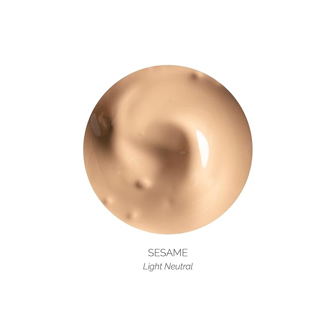 OFIR Skin Satin Medium Coverage Foundation | Lightweight Foundation Makeup with Vegan Formula | Blue Light Protection & Non-Creasing for Long-Lasting Wear | 1 FL OZ (Sesame - Light Neutral)