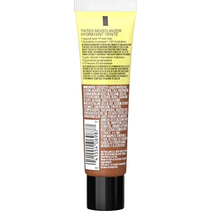 Maybelline Fit Me Tinted Moisturizer, Natural Coverage, Face Makeup, 368, 1 Count