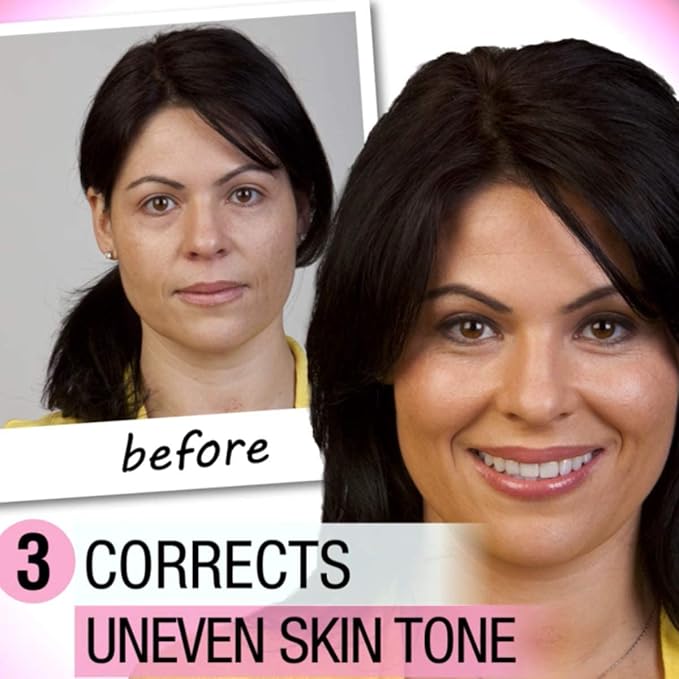 Magic Minerals by Jerome Alexander Mineral Powder Foundation with Color Correctors, Antioxidant Skincare Formula (Dark)