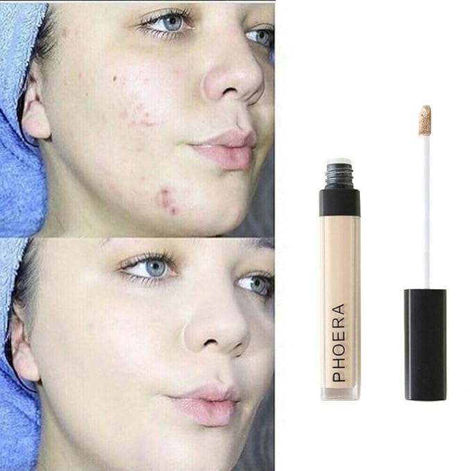 AQUAPURITY PHOERA Liquid Concealer Full Coverage Makeup Face Moisturizer Foundation Conceal Under Eye Dark Circles (103 BEIGE)