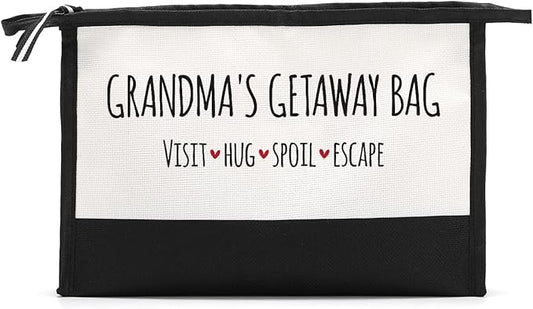 Grandma Gifts Makeup Bag Grandma Birthday Gifts Great Grandma Gifts First Time Grandma Gifts Grandmother Gifts Christmas for Nana Gigi New Grandma Promoted to Grandma Cosmetic Bag