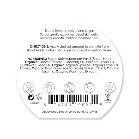 Deep Steep Sugar Scrub, 8oz (Lilac Blossom)