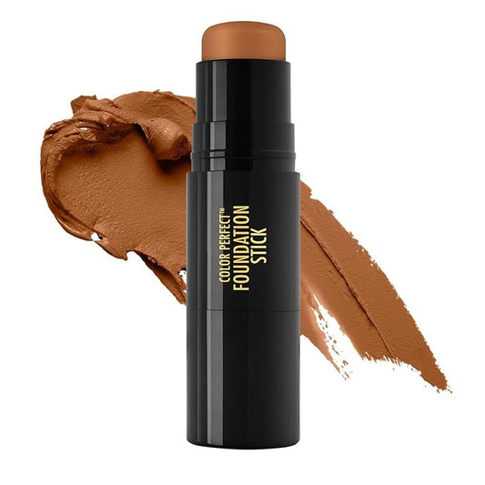 Black Radiance Color Perfect Foundation Stick with Soft Brush Applicator Duo – Buildable, Blendable Versatile Pigment-Rich Formula - Bronze Glow