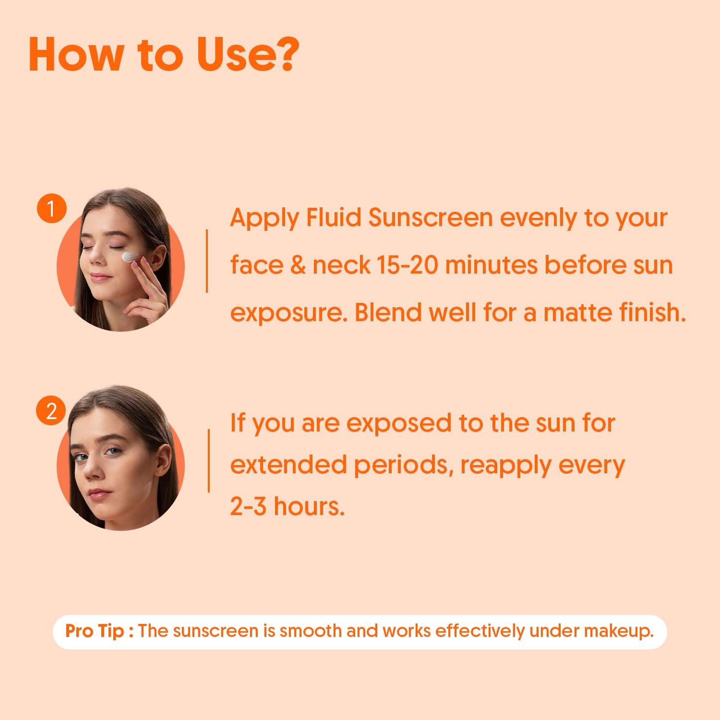 Aravi Organic Oil-Free Fluid Sunscreen Serum SPF 50 PA ++++ with Hyaluronic Acid, Vitamin C, Niacinamide & Ceramides | Lightweight, Non-Greasy, Chemical-Free | Protects from Sunburn & Tanning | 50ml