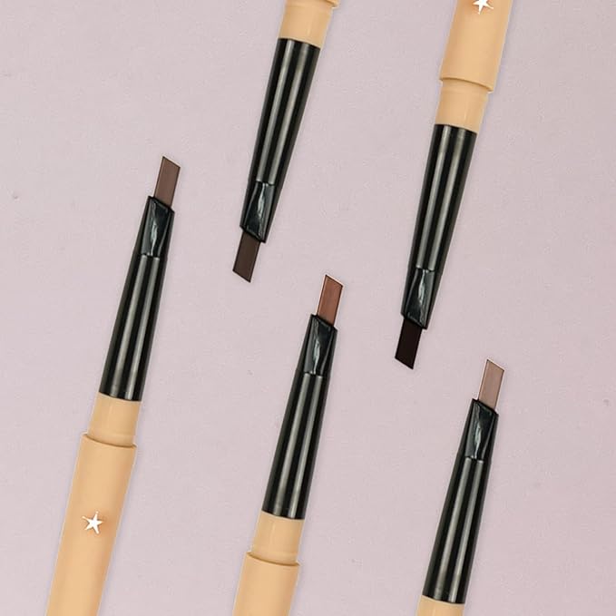 KARA BEAUTY DOUBLE-ENDED Brow Pencil - Dual-Ended - VEGAN (DARK BROWN)