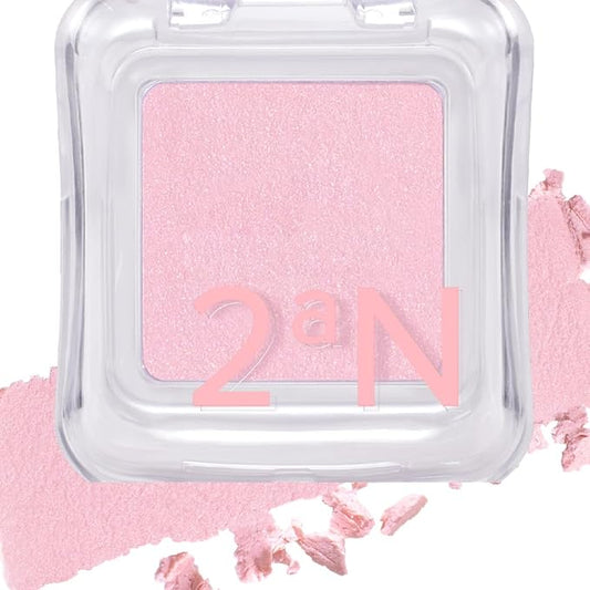 2aN Pure Glash Highlighter – Glass-Like Sheen Powder Highlighter for a Natural, Radiant Glow | Buildable, Long-Lasting, Lightweight Formula (MERMAID, 0.8oz)