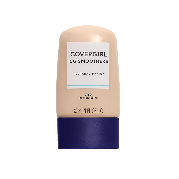 COVERGIRL Smoothers Hydrating Makeup Classic Beige, 1 oz (packaging may vary)
