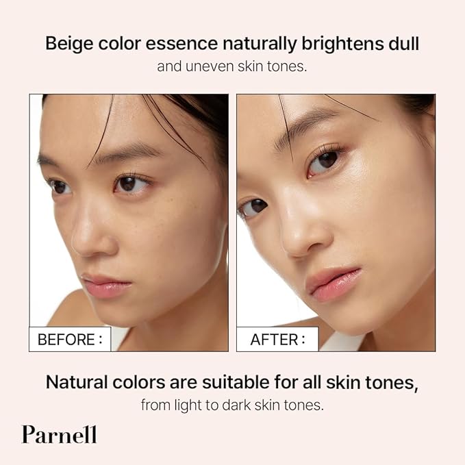 Parnell Cicamanu Serum In Matte Cushion 15g (#23 Natural beige) | Lightweight, Long-Lasting Matte Foundation with Skincare Benefits for Smooth, Flawless Skin | K-Beauty