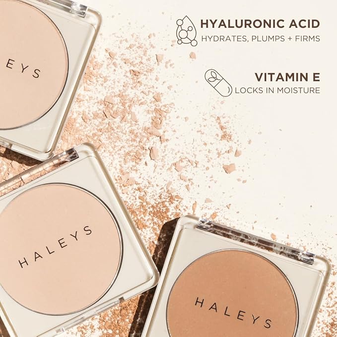 HALEYS Re-cover Pressed Powder Foundation Makeup (2.25) - Buildable Medium-to-Full Coverage, Oil Control & All-Day Comfortable Wear - Versatile Powder That Conceals Imperfections