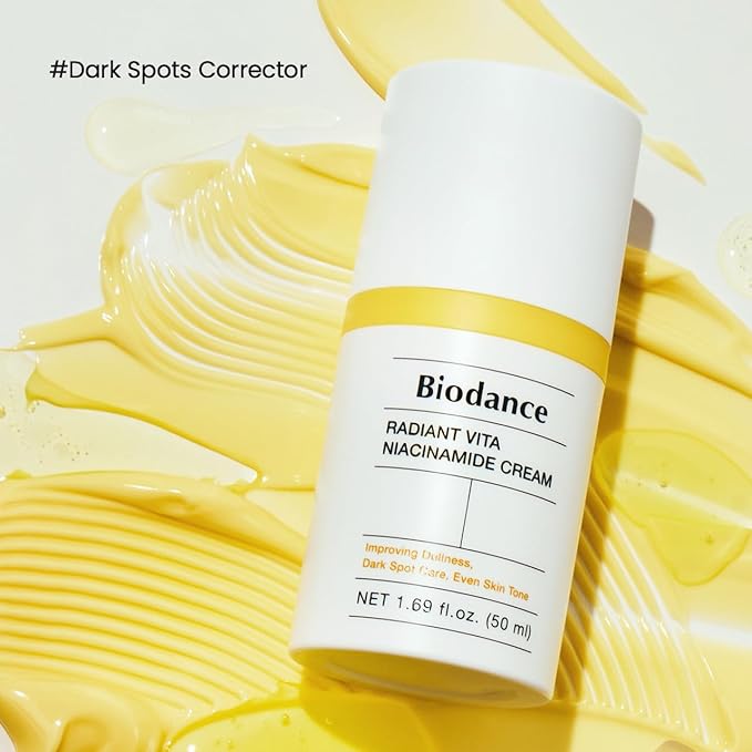 BIODANCE Radiant Vita Niacinamide Cream, Brightening, Dark Spot Correcting Facial Moisturizer, Korean Skincare | 1.69 fl.oz, 50ml