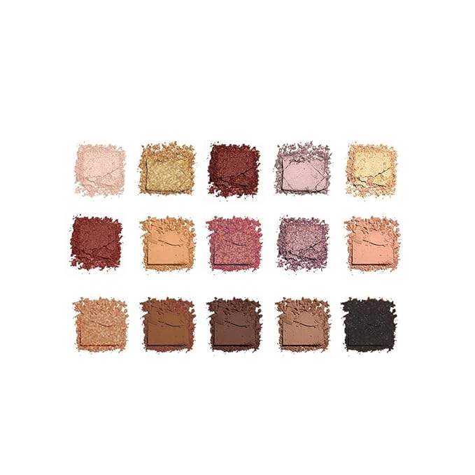 Revolution, Reloaded Eyeshadow Palette, Highly Pigmented, Matte & Shimmer Finishes, 15 Shades, Velvet Rose, 0.58 oz
