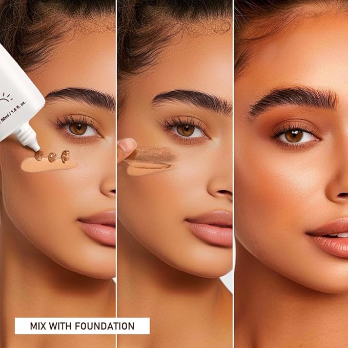 Super Glow Face Bronzing Drops, Liquid Bronzing Drops for Face & Skin, Natural Sun Kissed Bronzing Drops, Natural Glow Foundation Enhancer (1, Rich Bronze Glow, Large)