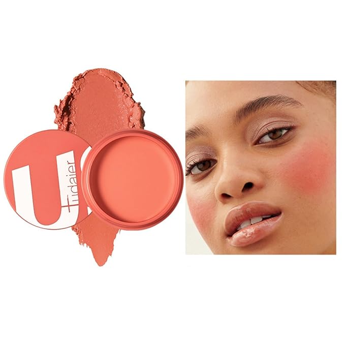 MAEPEOR Cream Blush 9 Color High-Pigmented Smooth Buildable Face Blush Long-Lasting Natural Look Blusher (Color 05)