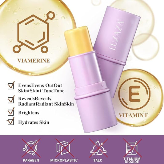 2Pcs Highlighter Moisturizer Makeup Sticks, Iluminator Face Stick